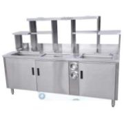 Picture of Commercial Restaurant Kitchen Heavy Duty 3 Layers Stainless Steel Work Table