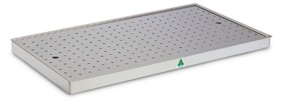 Stainless Steel Chicken Display Tray with Perforated Insert