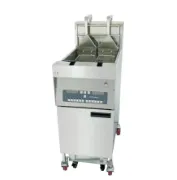 Picture of CE Approved Electric and Gas Chips Fryer Machine with Automatic Basket Lift