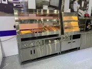 Picture of Fast Food Restaurant KFC Fried Chicken Display Cabinet with Under Cabinet