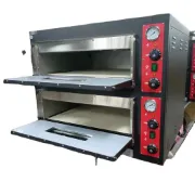 Picture of Commercial Fast Food Restaurant Kitchen 2 Layers Traditional Pizza Oven