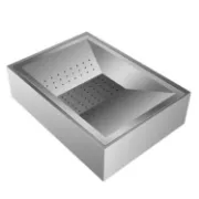 Picture of Fast Food Restaurant Kitchen Stainless Steel Chips French Fries Dump Station