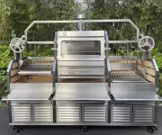 Picture of Hotel Restaurant Commercial Catering Argentina Style Heavy Duty Wood Fired Charcoal BBQ Grills