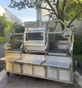 Picture of Hotel Restaurant Commercial Catering Argentina Style Heavy Duty Wood Fired Charcoal BBQ Grills