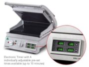 Commercial Dual-Plate Sandwich & Grill Press with Timer