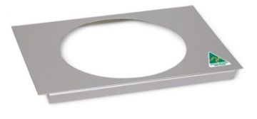 Raised Stainless Steel Hob Insert for Round Pots – Single & Double Options Raised Stainless Steel Hob Insert for Round Pots – Single & Double Options