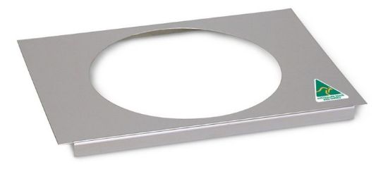 Raised Stainless Steel Hob Insert for Round Pots – Single & Double Options