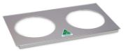 Raised Stainless Steel Hob Insert for Round Pots – Single & Double Options