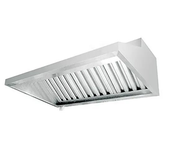 Picture of Commercial Stainless Steel Kitchen Exhaust Hood for Restaurants