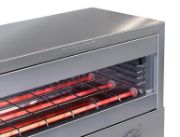 Minimalist Infrared Toaster with Fast Heat-Up Glass Elements
