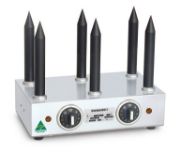 Hot Dog and Bun Warmer with Heated Spikes