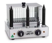 Hot Dog and Bun Warmer with Heated Spikes