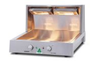 Compact Dual Heat Display Station for Hot Food & Chips