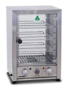 Stainless Steel Heated Display Cabinet – With Optional Steam and Lighting