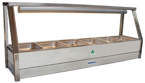 Streamlined Hot Food Display Bar