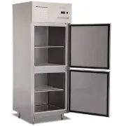 Picture of Commercial Restaurants Stainless Steel Single Door Upright Refrigerator and Freezer