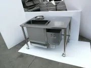 Picture of Automatic Electric Stainless Steel Breading Table for Commercial Restaurants