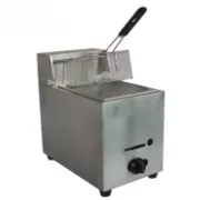 Picture of Commercial Fast Food Restaurant Double Tank Gas Deep Fryer