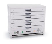 Pie and Pastry Warmer with Drawers or Sliding Doors and Thermostat Control
