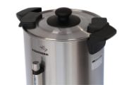 Stainless Steel Hot Water Urn with Dual Temperature Control and Hands-Free Operation