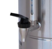 Stainless Steel Hot Water Urn with Dual Temperature Control and Hands-Free Operation