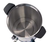 Stainless Steel Hot Water Urn with Dual Temperature Control and Hands-Free Operation