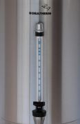 Stainless Steel Hot Water Urn with Dual Temperature Control and Hands-Free Operation