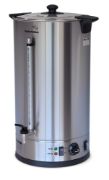 Stainless Steel Hot Water Urn with Dual Temperature Control and Hands-Free Operation