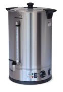 Stainless Steel Hot Water Urn with Dual Temperature Control and Hands-Free Operation