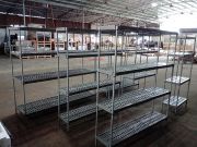 Plastic-Coated Wire Shelving for Cold Rooms