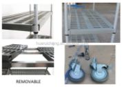 Plastic-Coated Wire Shelving for Cold Rooms