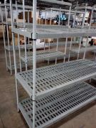 Plastic-Coated Wire Shelving for Cold Rooms