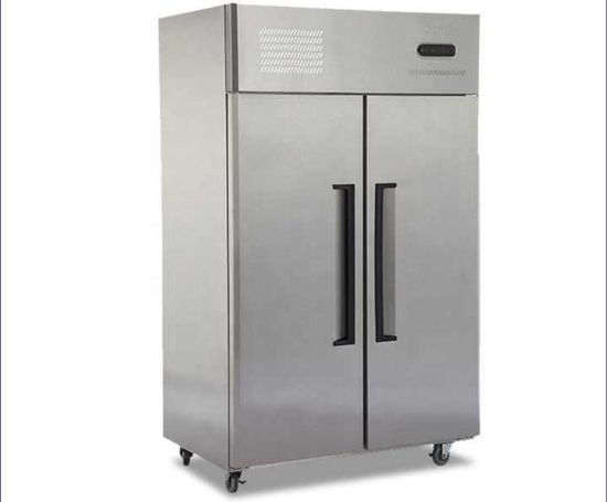 Double Door Upright Commercial Fridge for Restaurant Kitchens