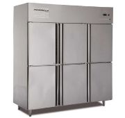 Commercial Stainless Steel Upright Refrigerator & Freezer – 6-Door