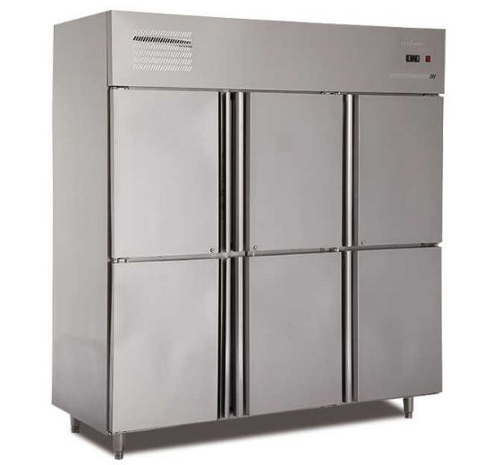 Commercial Stainless Steel Upright Refrigerator & Freezer – 6-Door