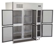 Commercial Stainless Steel Upright Refrigerator & Freezer – 6-Door