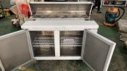 Stainless Steel Under Counter Pizza Prep Table Refrigerator