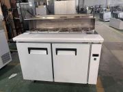 Stainless Steel Under Counter Pizza Prep Table Refrigerator