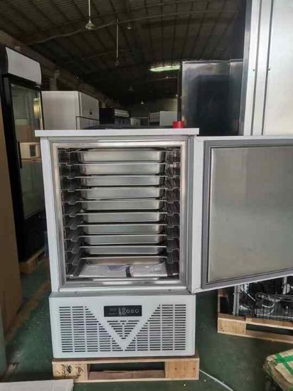 10-Layer Commercial Blast Chiller Freezer with Food Probe