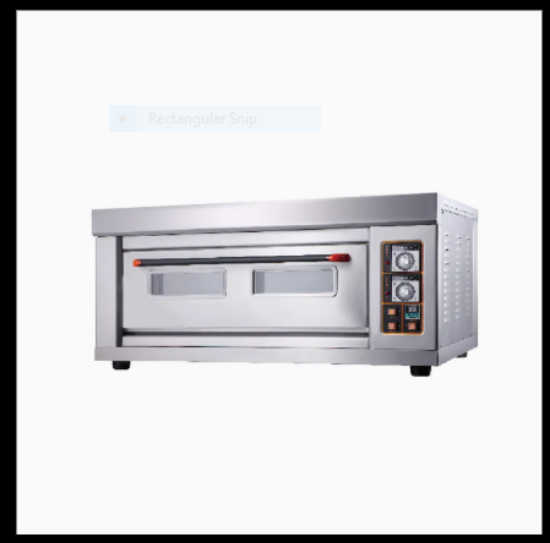 Commercial 1 Deck 2 Trays Bakery Oven Baking Oven