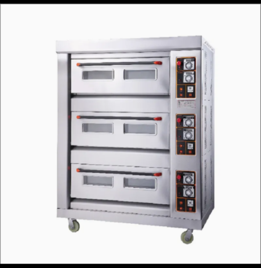 Wholesale Gas Type 3 Decks 6 Trays Bakery Oven Machine