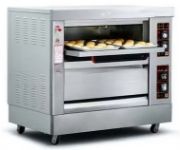 Heavy Duty 3 Deck 6 Tays Gas Deck Oven