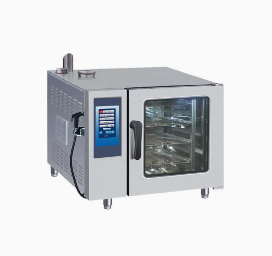 Professional Electric Combi Steamer - 6 Stainless Steel Trays