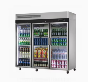 Commercial Heavy Duty Glass Door Upright Chiller Upright Beverage Refrigerator
