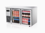 Commercial Heavy Duty Stainless Steel Glass Door Counter Chiller Refrigerator Workbench