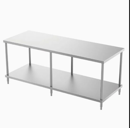Heavy-Duty Stainless Steel Sink Table with Storage
