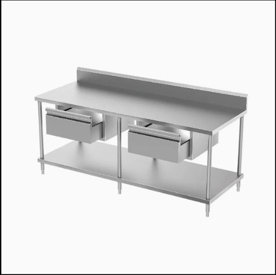 Commercial SS Sink Workstation with Storage