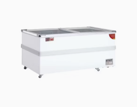 Curved Bottom Island Batch Freezer