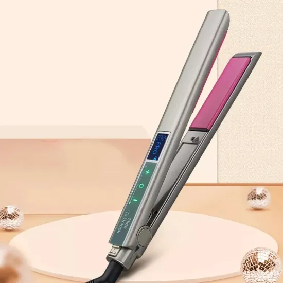 صورة مكواة شعر سيراميك احترافية بأداء مزدوج