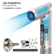 8-in-1 Professional High-Speed Hair Dryer – 1300W